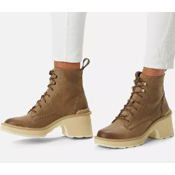 NEW (Other) - Sorel Hi-Line Heel Lace, Women Size 6.5, Umber/Ceramic - Picture 2 of 9